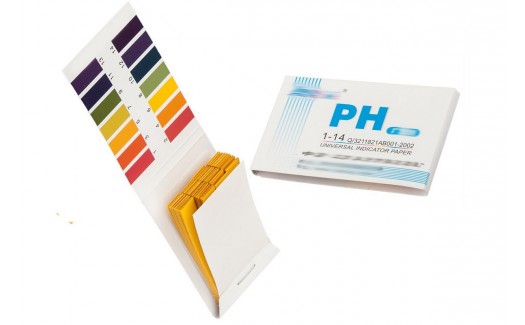 Universal pH test strips 1-14